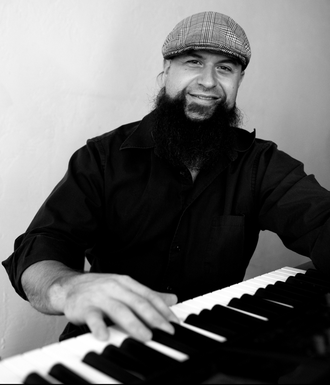 Collin at picnic table
